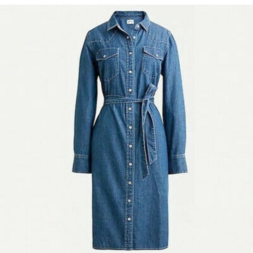 J. Crew Denim Dress Sz 8 / Megan Markle US Open